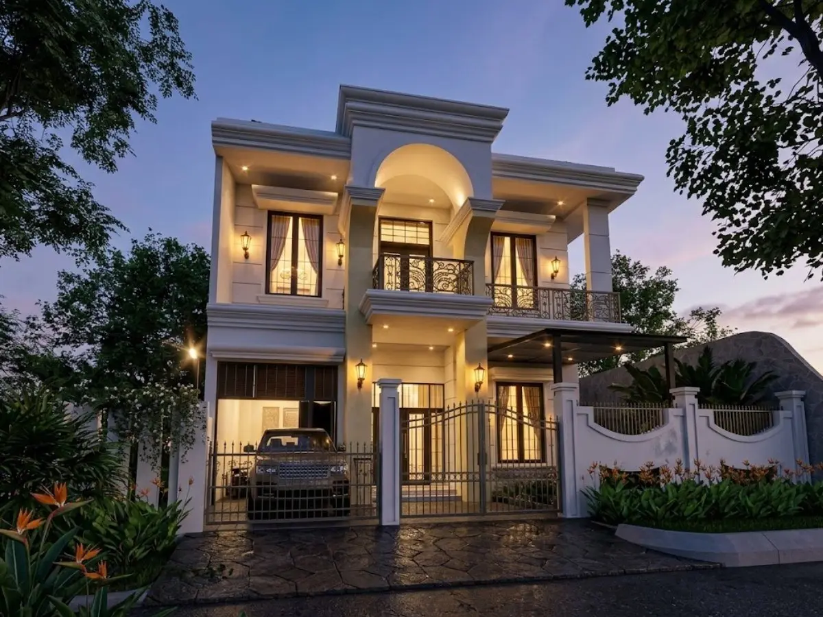 Desain eksterior rumah Mr Ar oleh RHI Architect