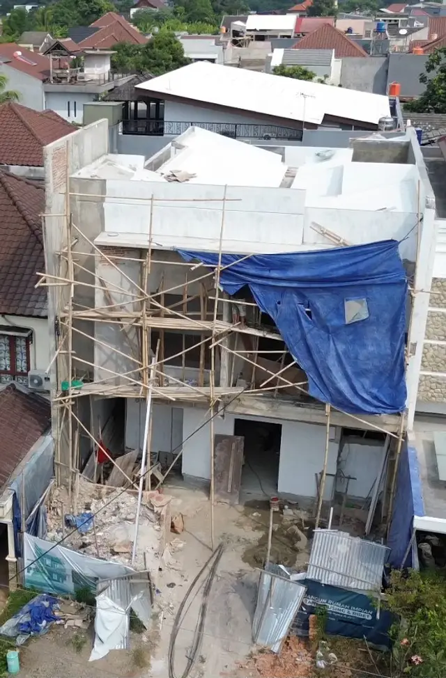 Progres lapangan proyek Mr Ad